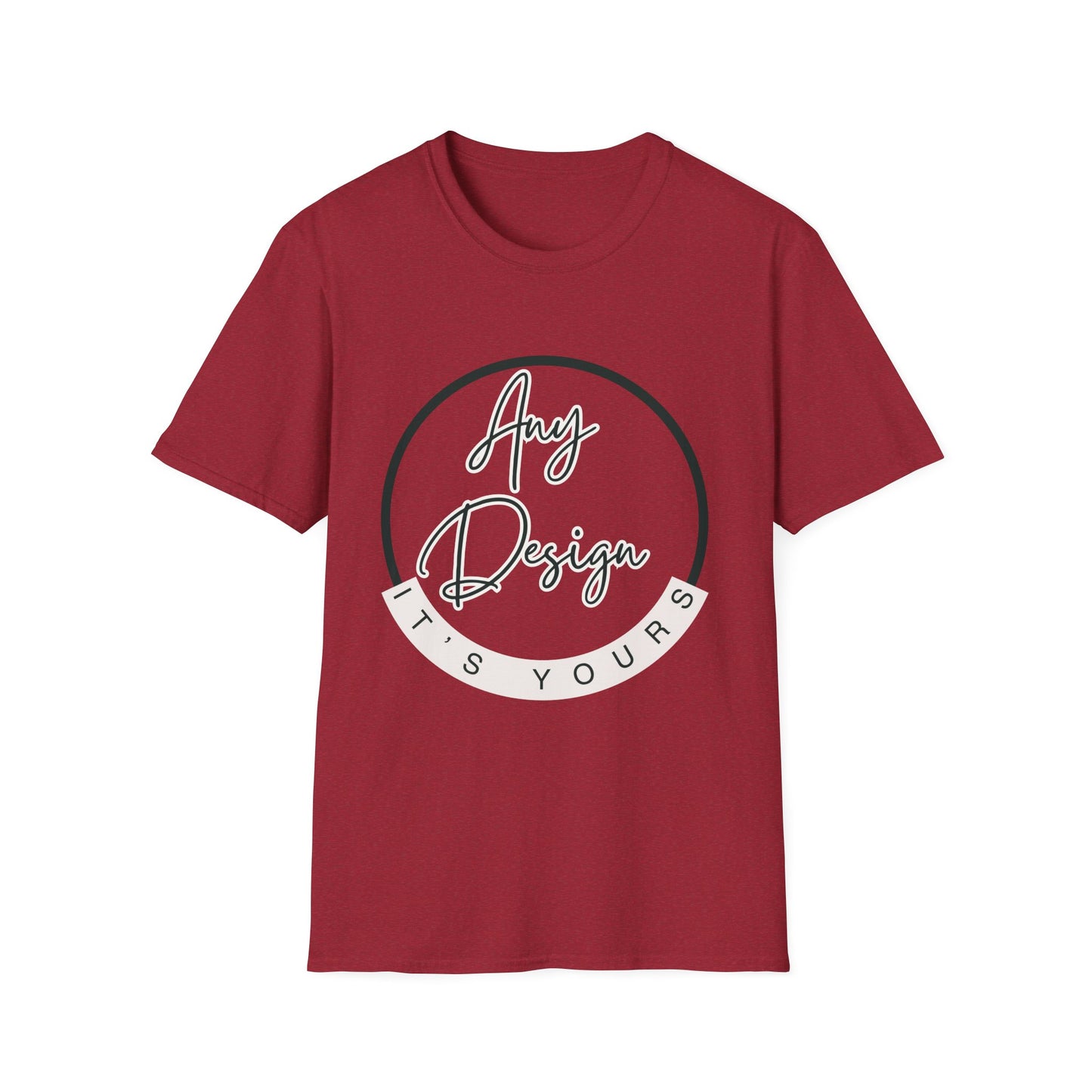 Customizable Unisex Soft-Style Graphic T-Shirt