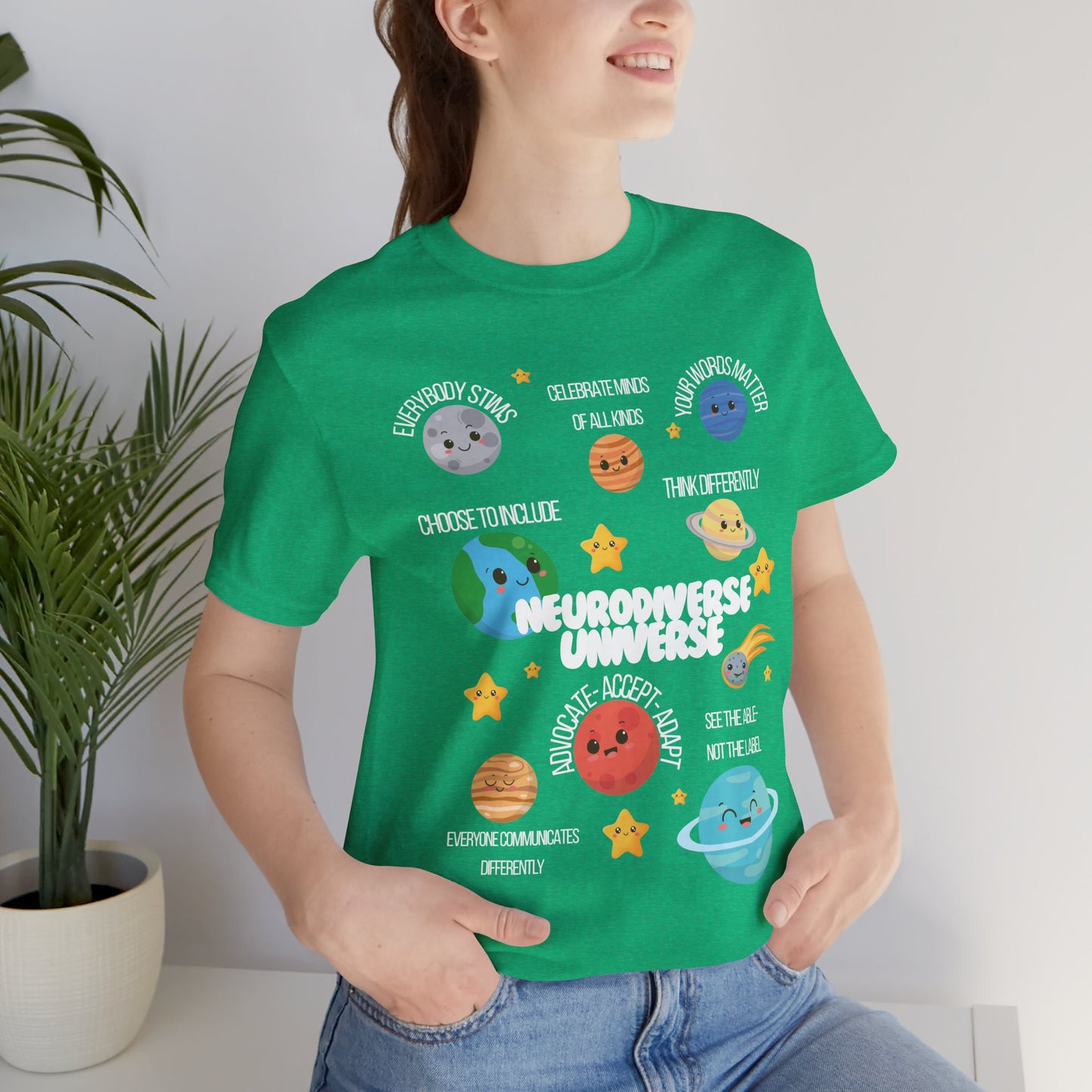 Neurodiverse Universe Shirt | Autism Acceptance Shirt | Mental Health Awareness | Choose to Include Tee