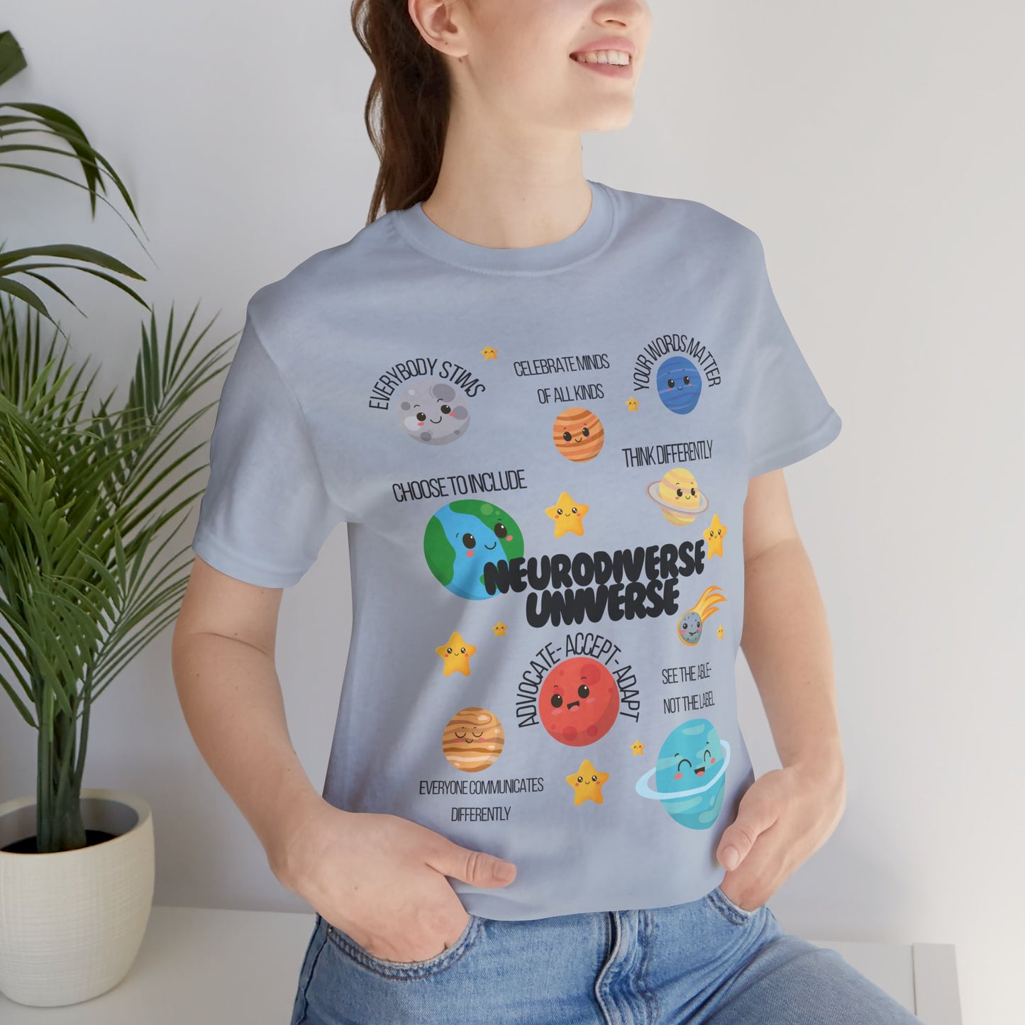 Neurodiverse Universe Shirt | Autism Acceptance Shirt | Mental Health Awareness | Choose to Include Tee