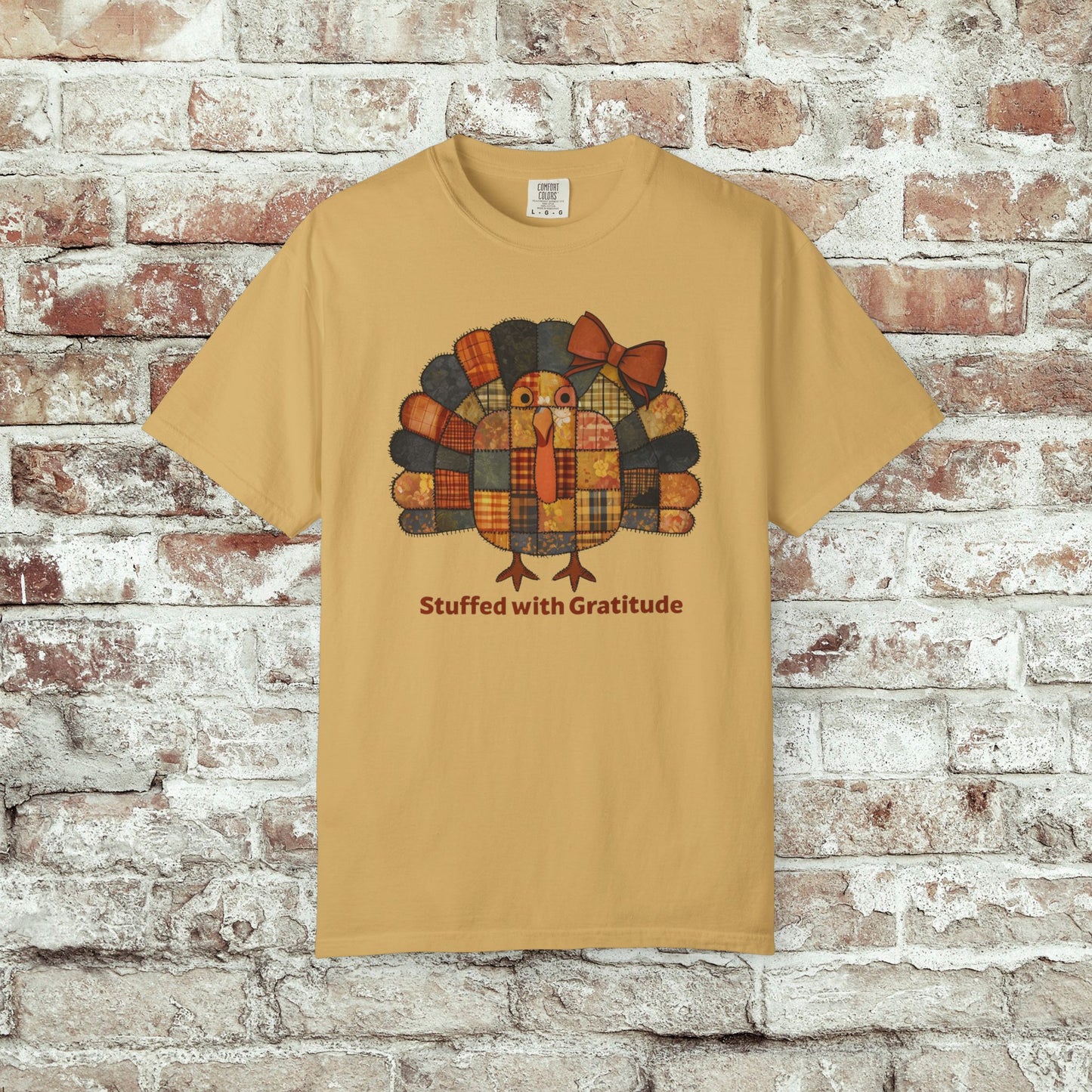 Thanksgiving Turkey Patchwork Unisex T-shirt