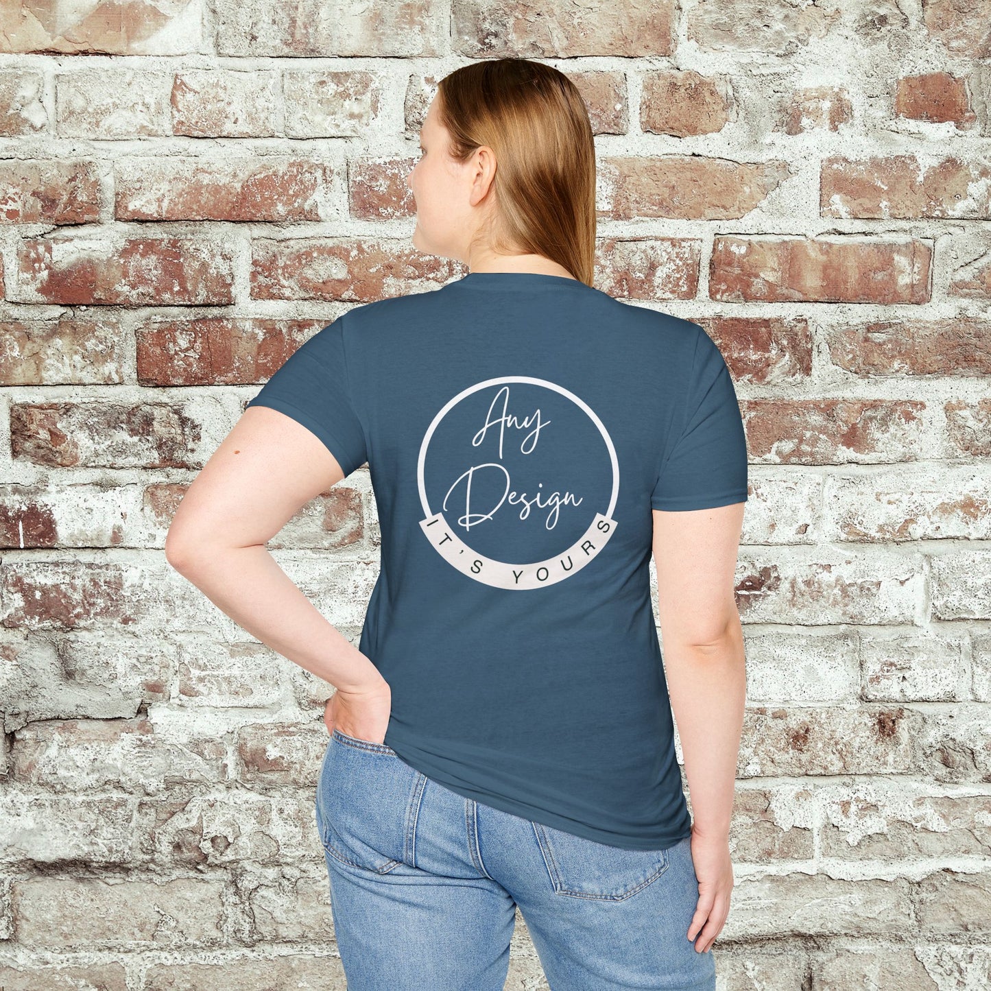 Two Areas- Personalized Unisex Softstyle T-Shirt