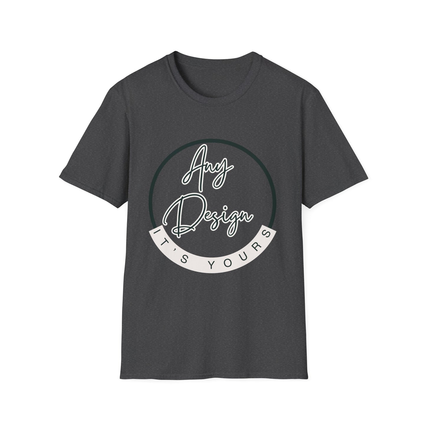 Customizable Unisex Soft-Style Graphic T-Shirt