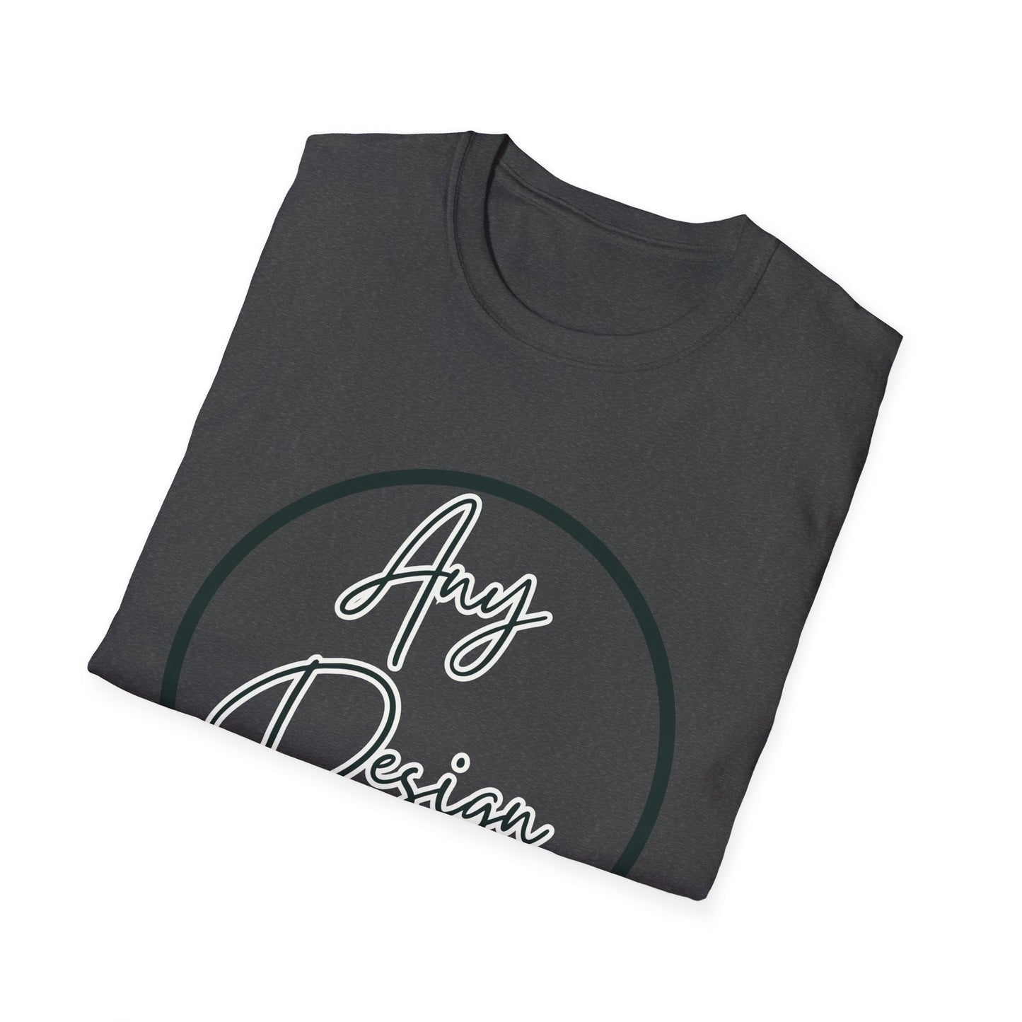Customizable Unisex Soft-Style Graphic T-Shirt