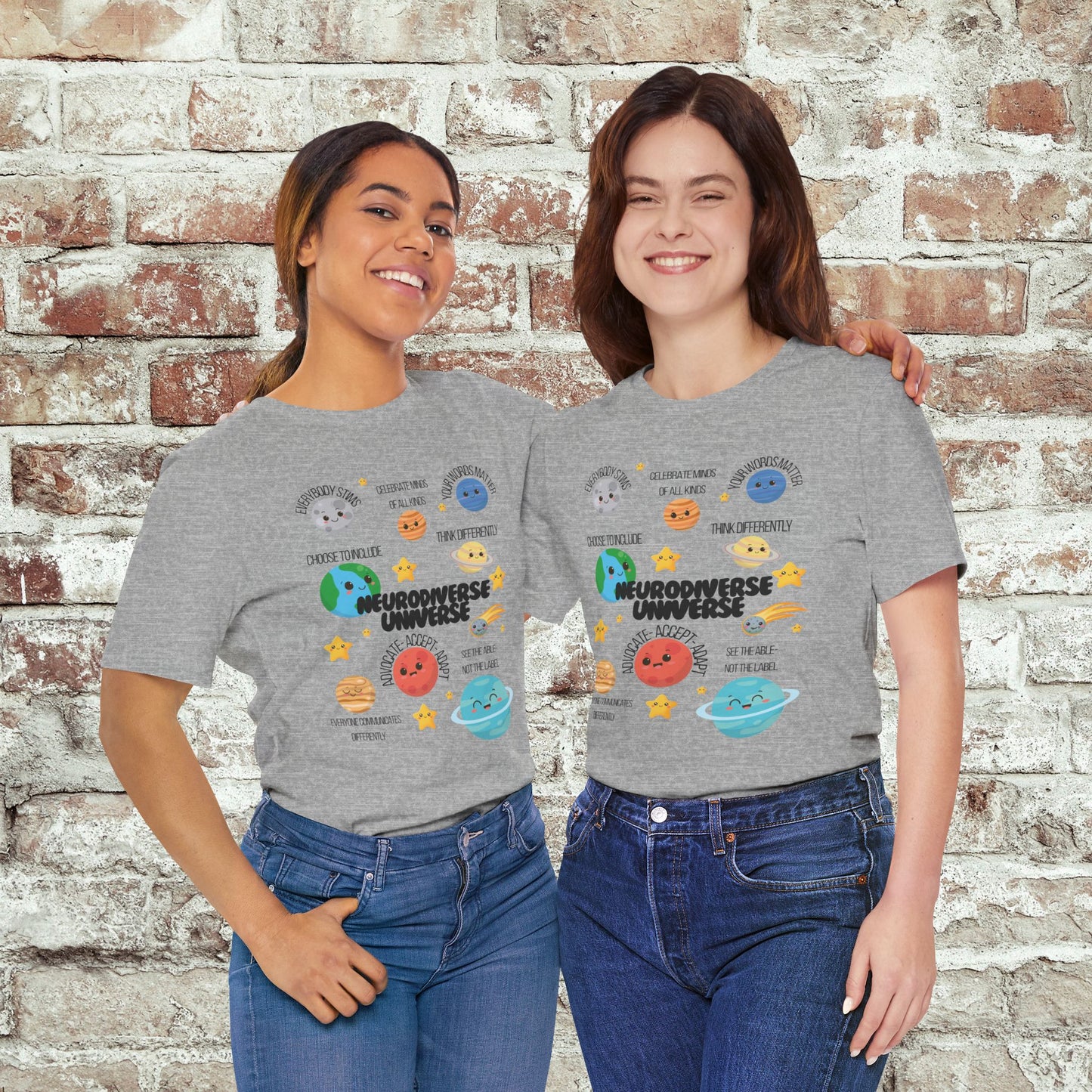 Neurodiverse Universe Shirt | Autism Acceptance Shirt | Mental Health Awareness | Choose to Include Tee