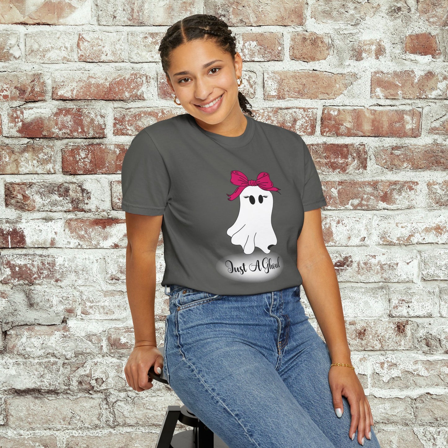 Just A Ghoul Comfort Colors Shirt