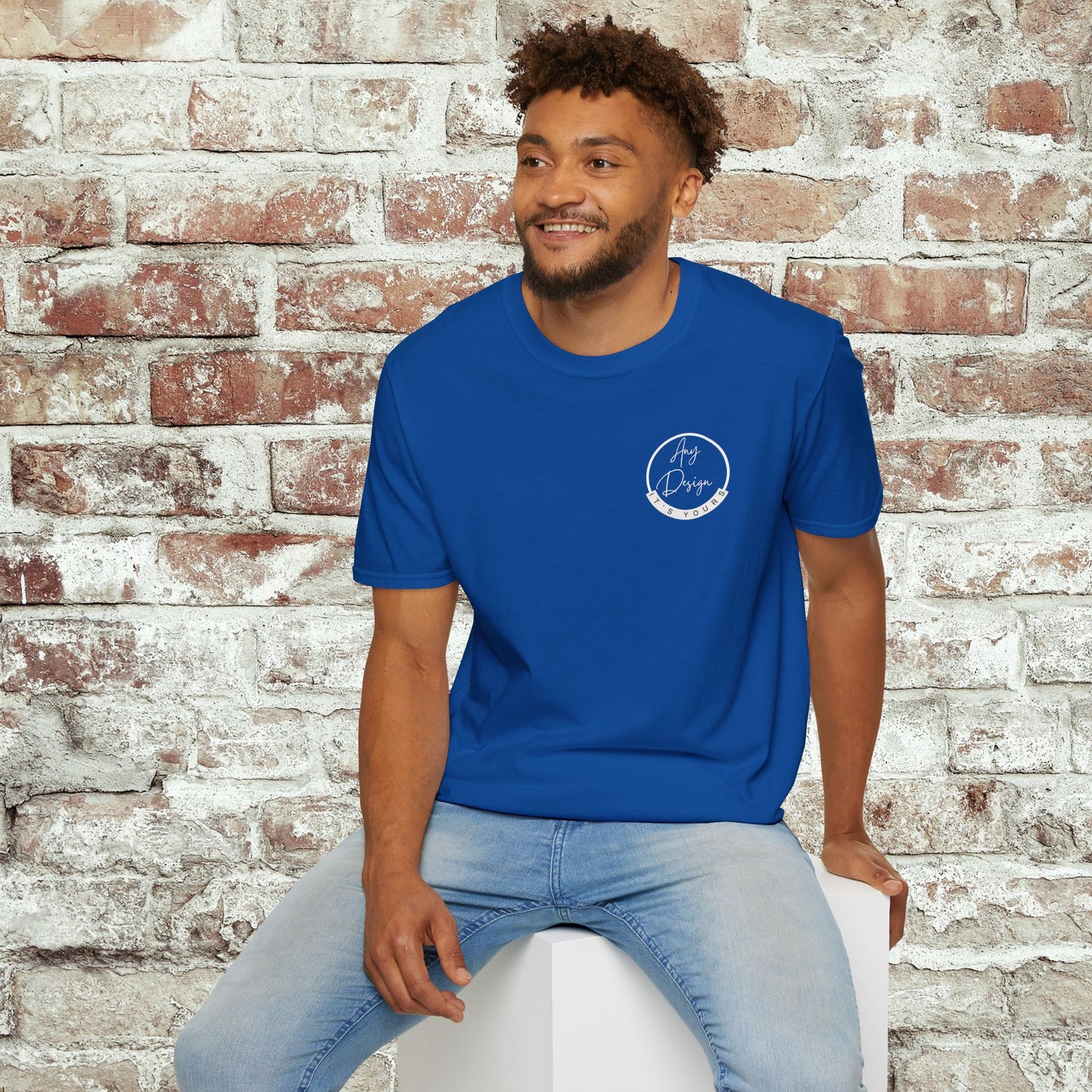 Two Areas- Personalized Unisex Softstyle T-Shirt