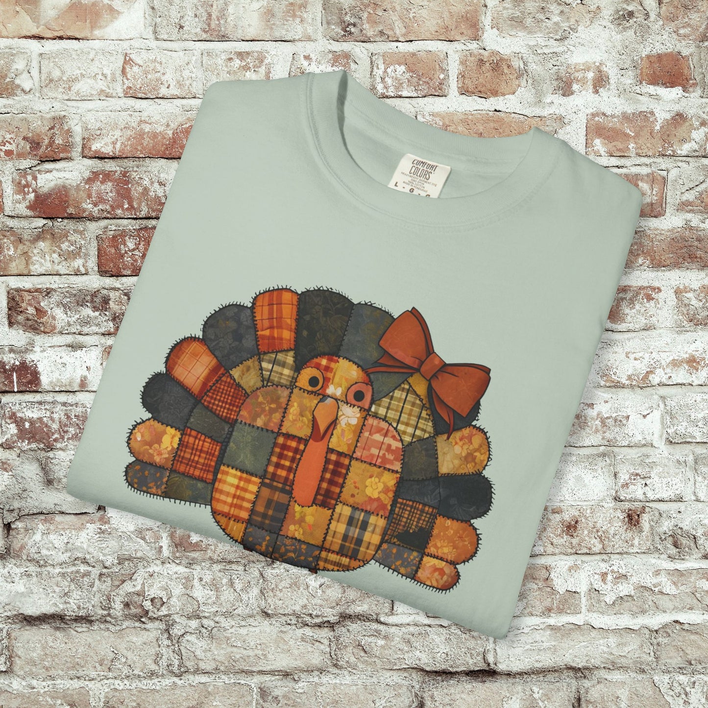 Thanksgiving Turkey Patchwork Unisex T-shirt