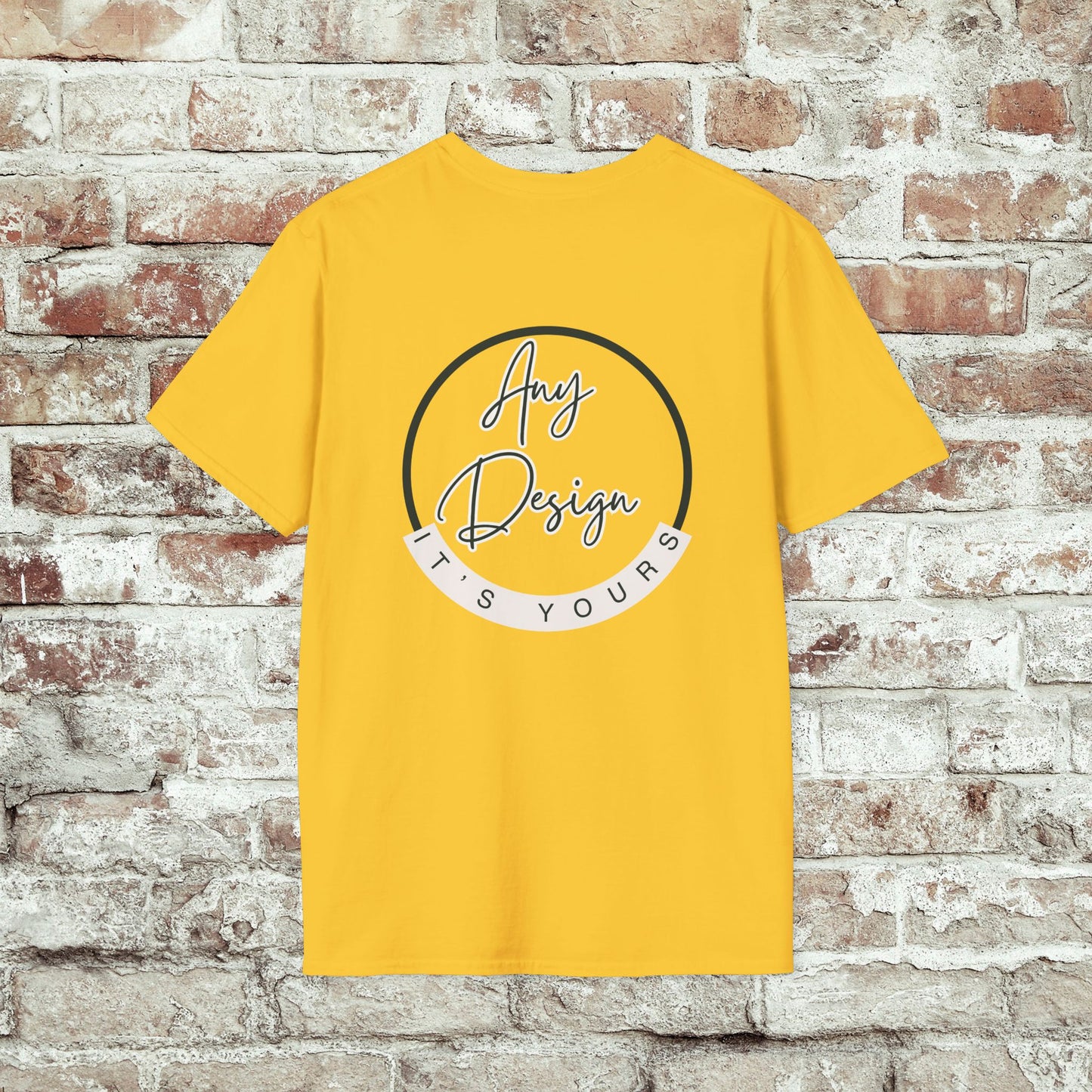 Two Areas- Personalized Unisex Softstyle T-Shirt