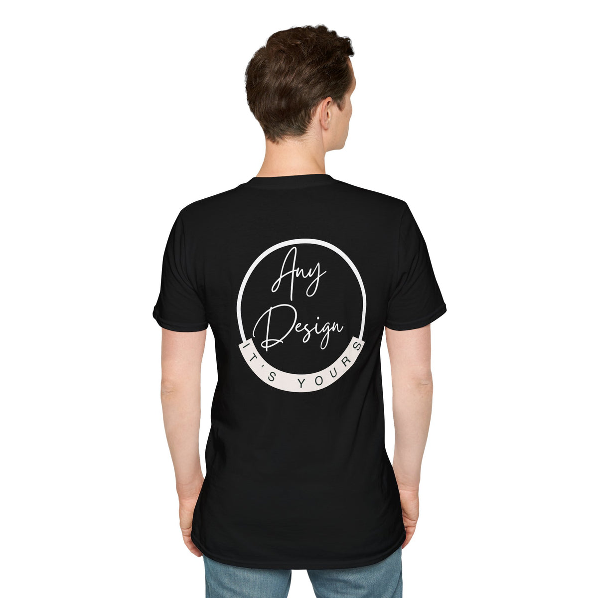 Personalizable Unisex Softstyle T-Shirt- Back Print Only!