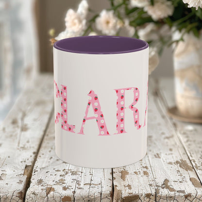 Clara Personalized Strawberry Mug