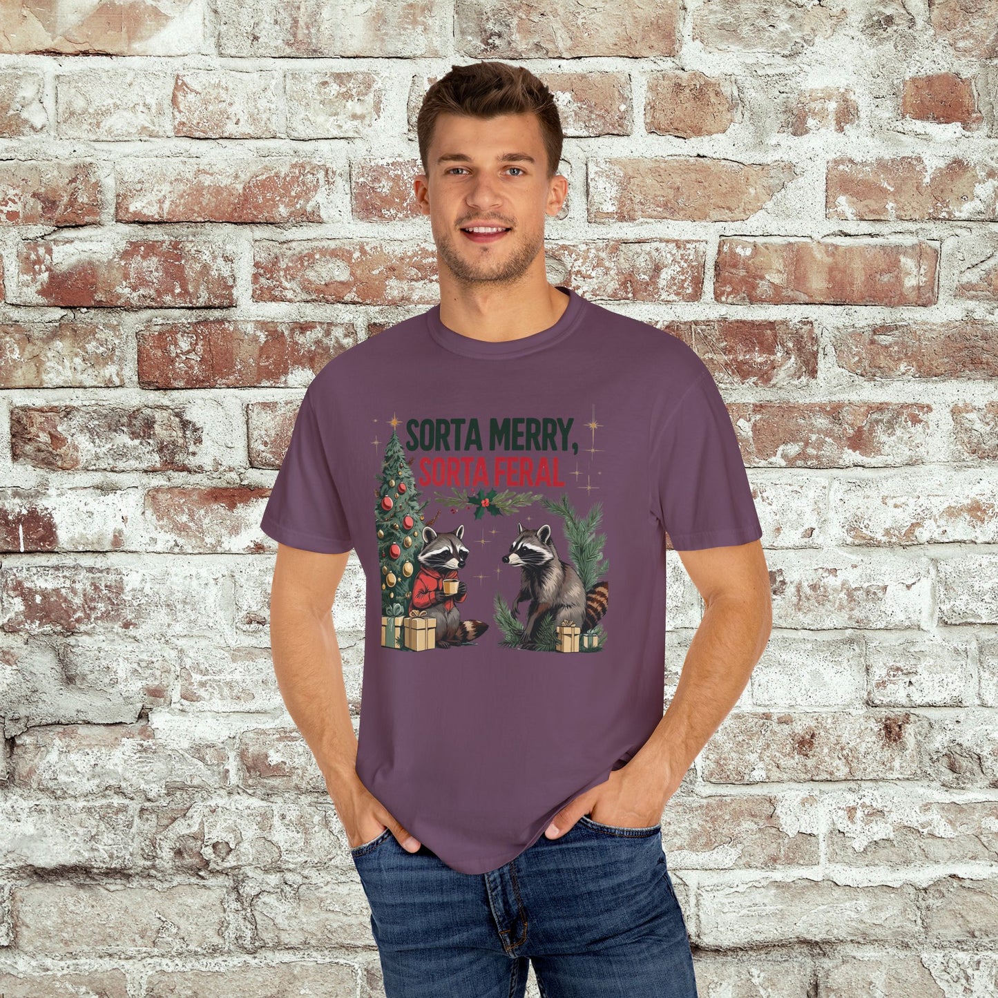 Sorta Merry, Sorta Feral Unisex T-Shirt