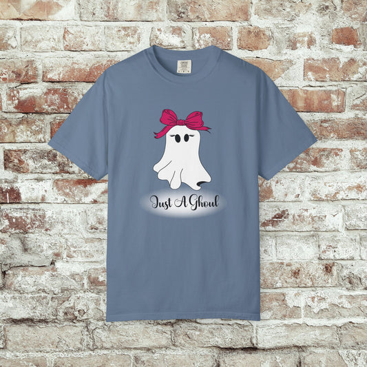 Just A Ghoul Comfort Colors Shirt