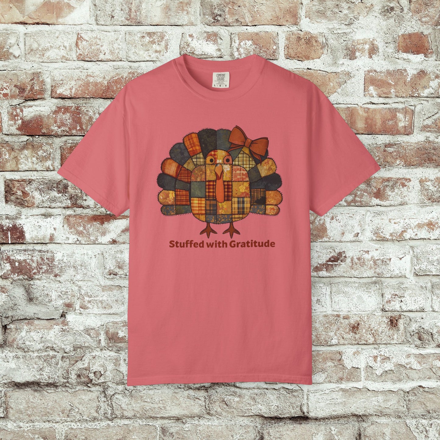 Thanksgiving Turkey Patchwork Unisex T-shirt