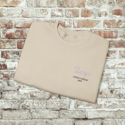 Embroidered Funny Tired Mom Sweatshirt