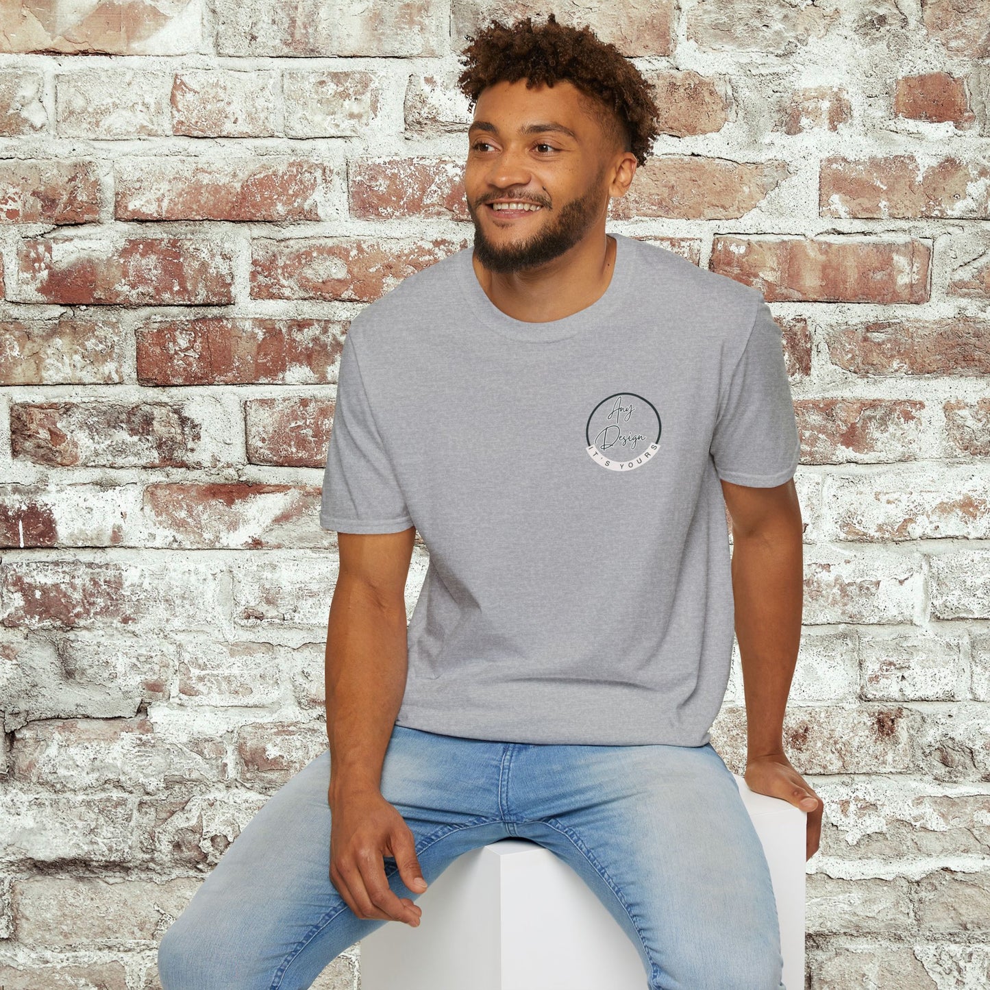 Two Areas- Personalized Unisex Softstyle T-Shirt