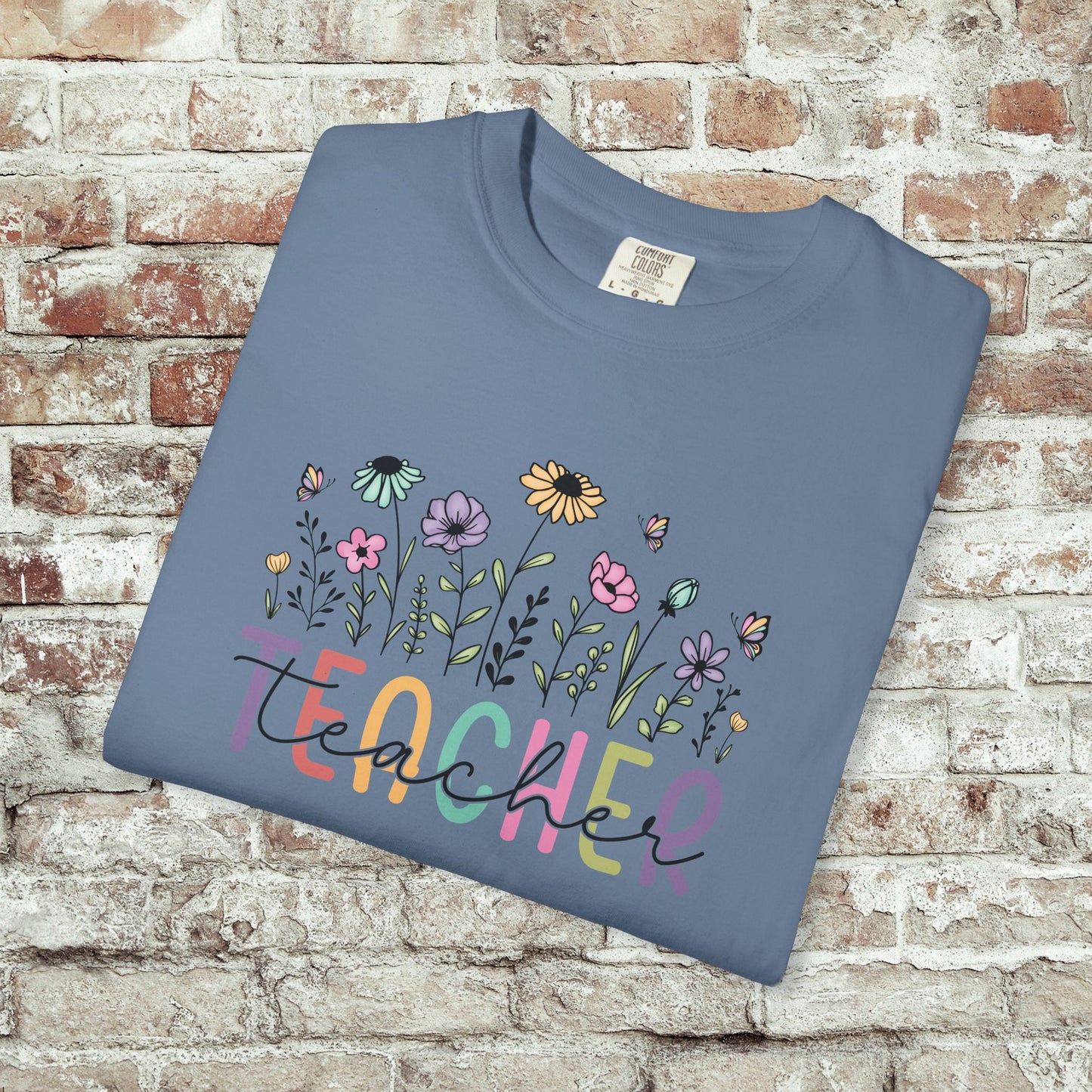 Wildflower Teacher Comfort Colors T-Shirt
