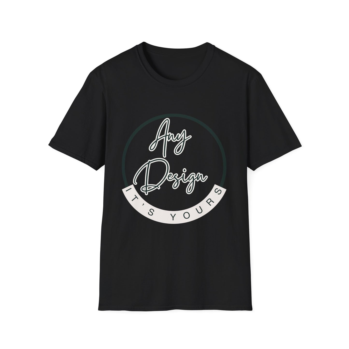 Customizable Unisex Soft-Style Graphic T-Shirt