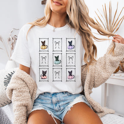 Pastel Pumpkin Cat Shirt