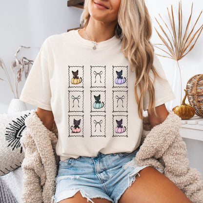 Pastel Pumpkin Cat Shirt