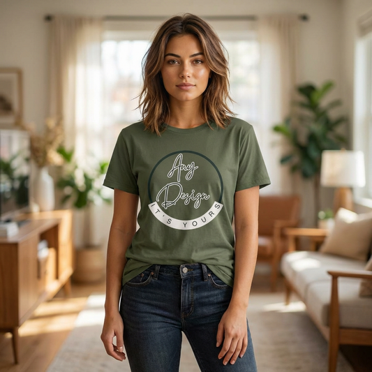 Customizable Unisex Soft-Style Graphic T-Shirt