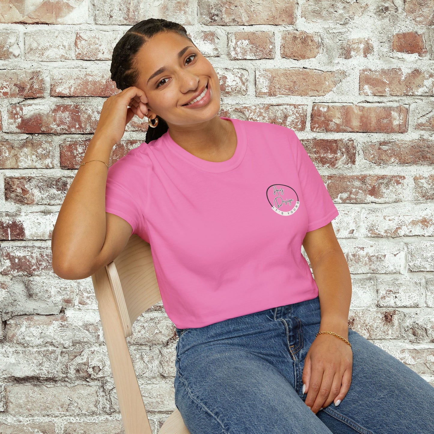 Two Areas- Personalized Unisex Softstyle T-Shirt