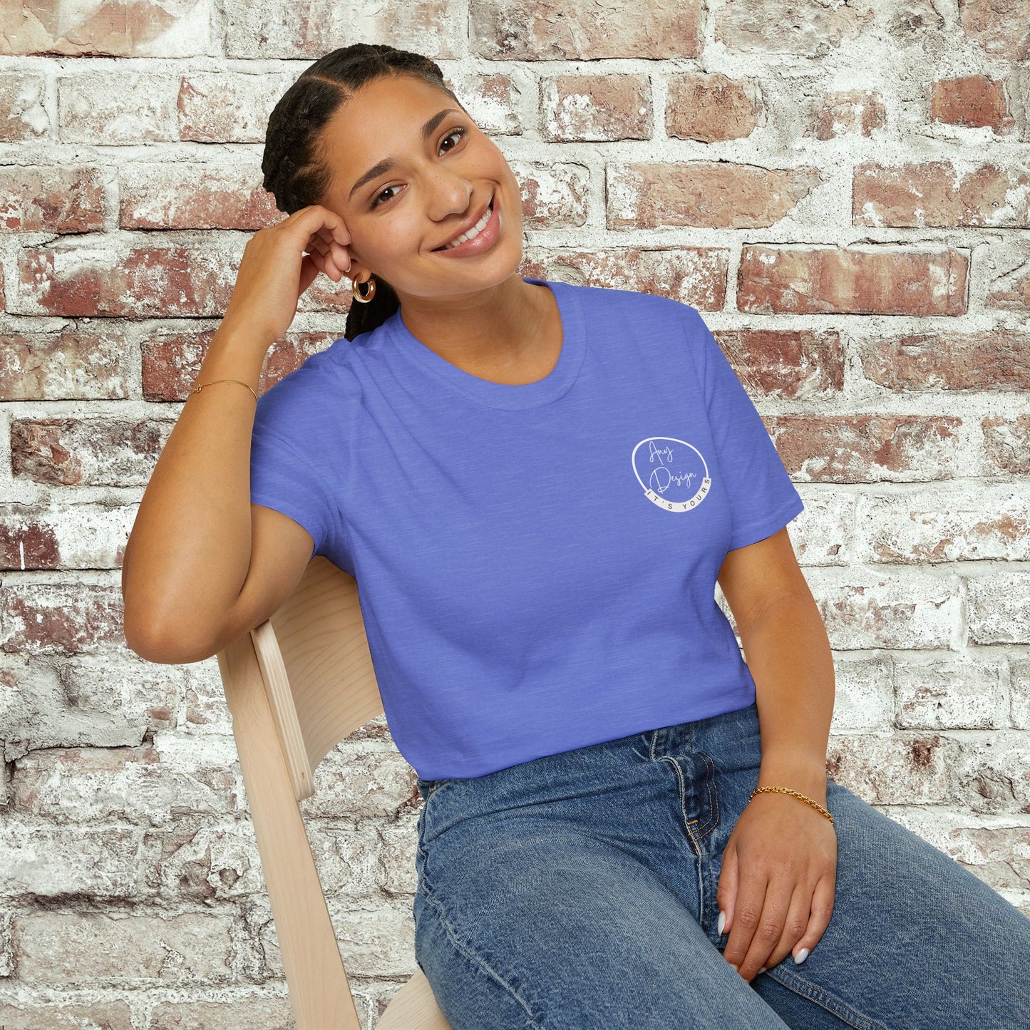 Two Areas- Personalized Unisex Softstyle T-Shirt