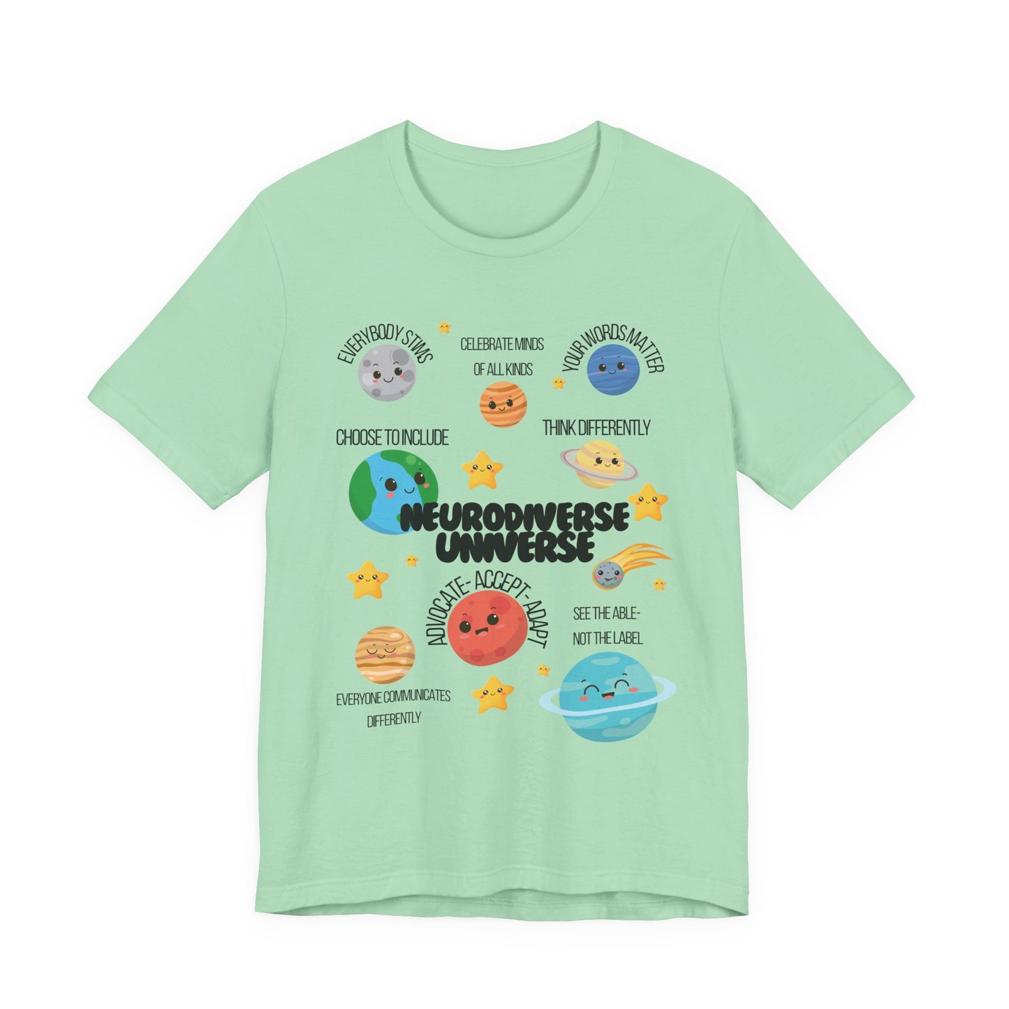 Neurodiverse Universe Shirt | Autism Acceptance Shirt | Mental Health Awareness | Choose to Include Tee