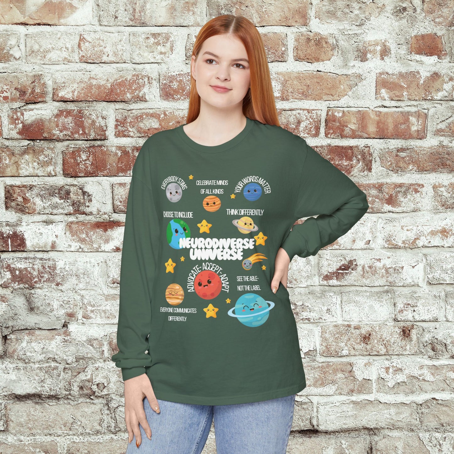 Neurodiverse Universe Long Sleeve Tee