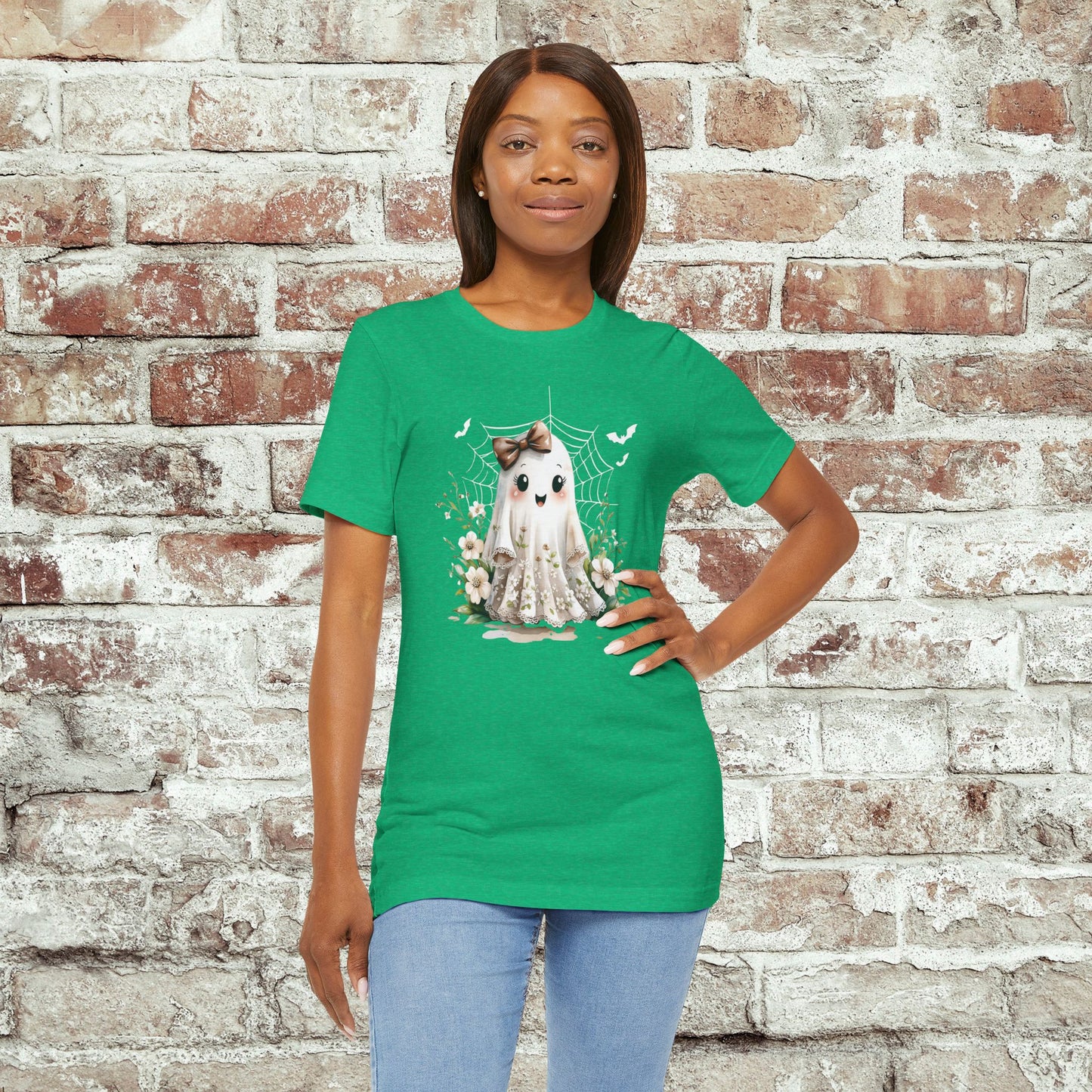 Sweet Spooky Ghost Floral Tee