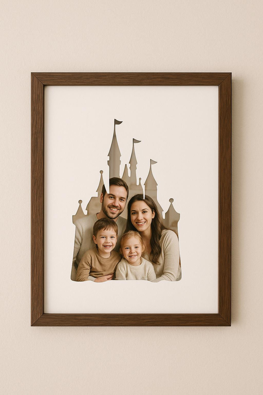 11 x 14 inch Castle Photo Mat (No frame)