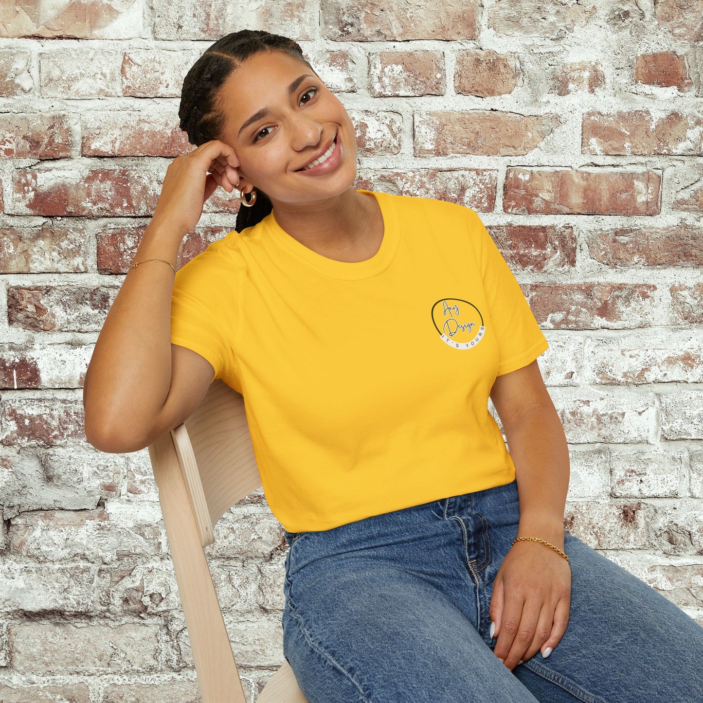 Two Areas- Personalized Unisex Softstyle T-Shirt