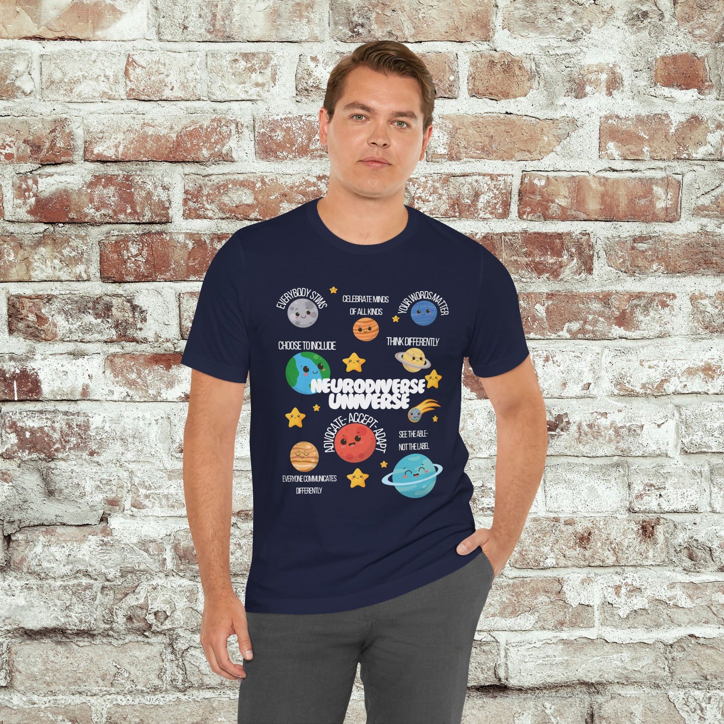 Neurodiverse Universe Shirt | Autism Acceptance Shirt | Mental Health Awareness | Choose to Include Tee