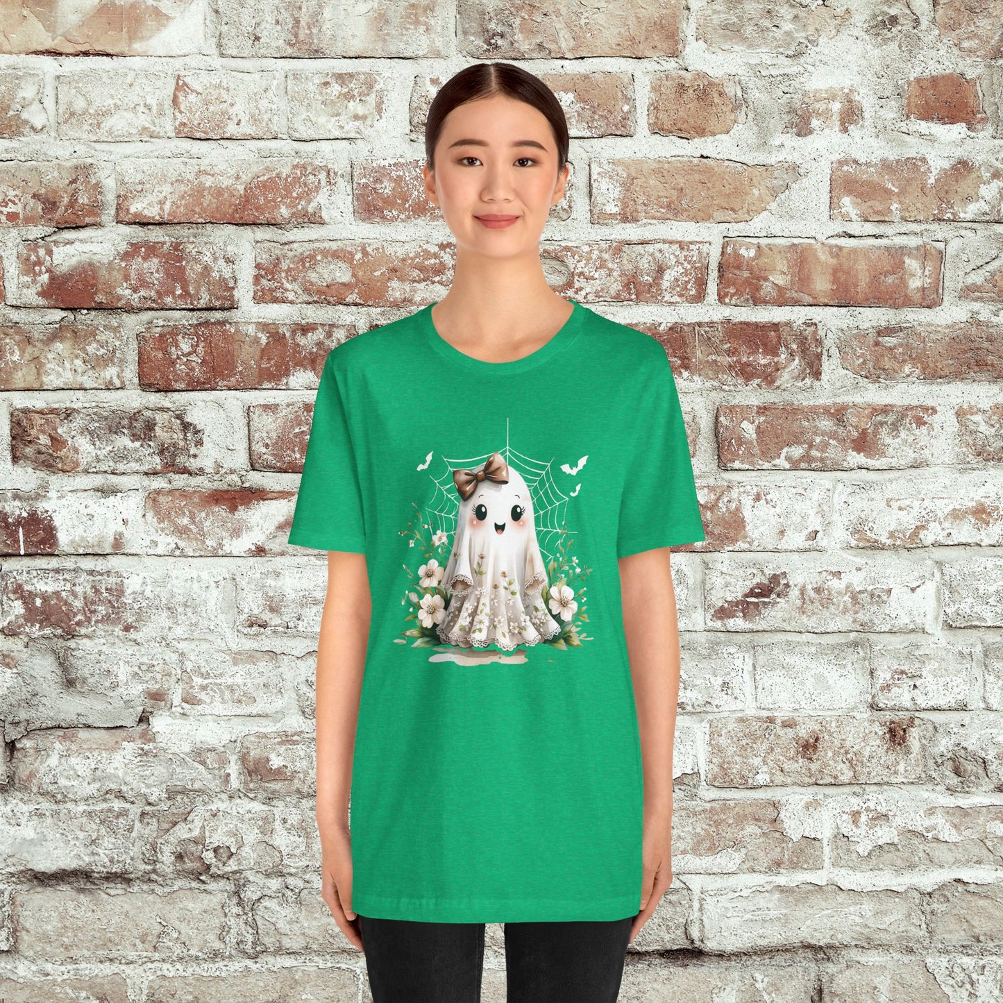 Sweet Spooky Ghost Floral Tee