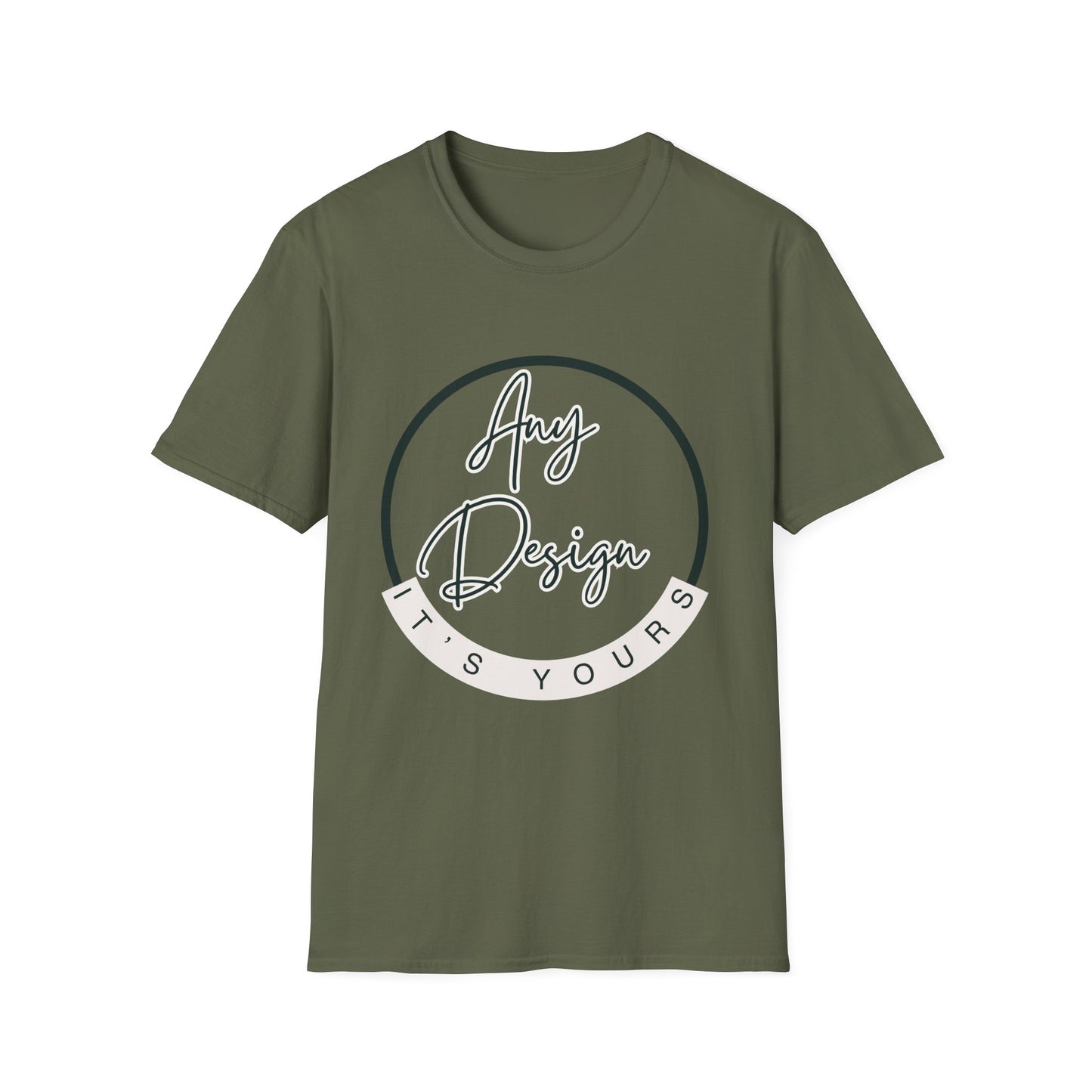 Customizable Unisex Soft-Style Graphic T-Shirt