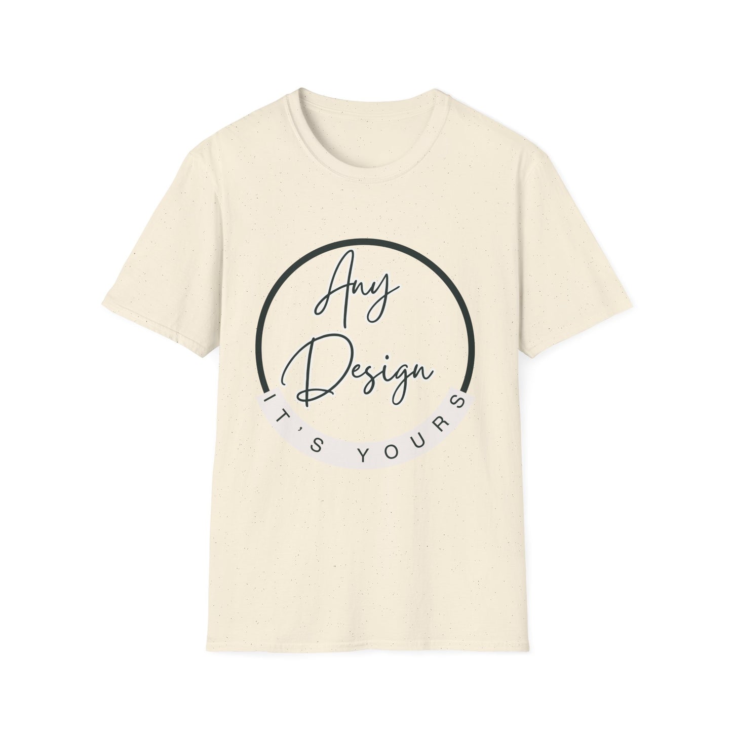 Customizable Unisex Soft-Style Graphic T-Shirt