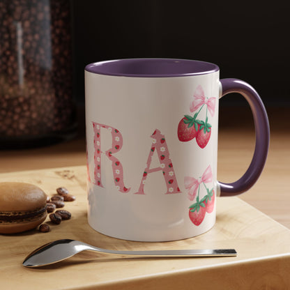 Clara Personalized Strawberry Mug