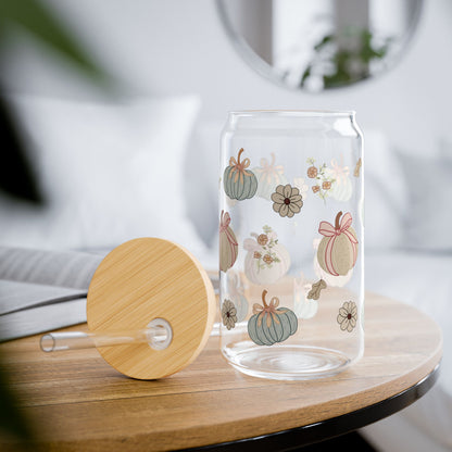 Coquette Fall Sipper, Glass Coffee Mug
