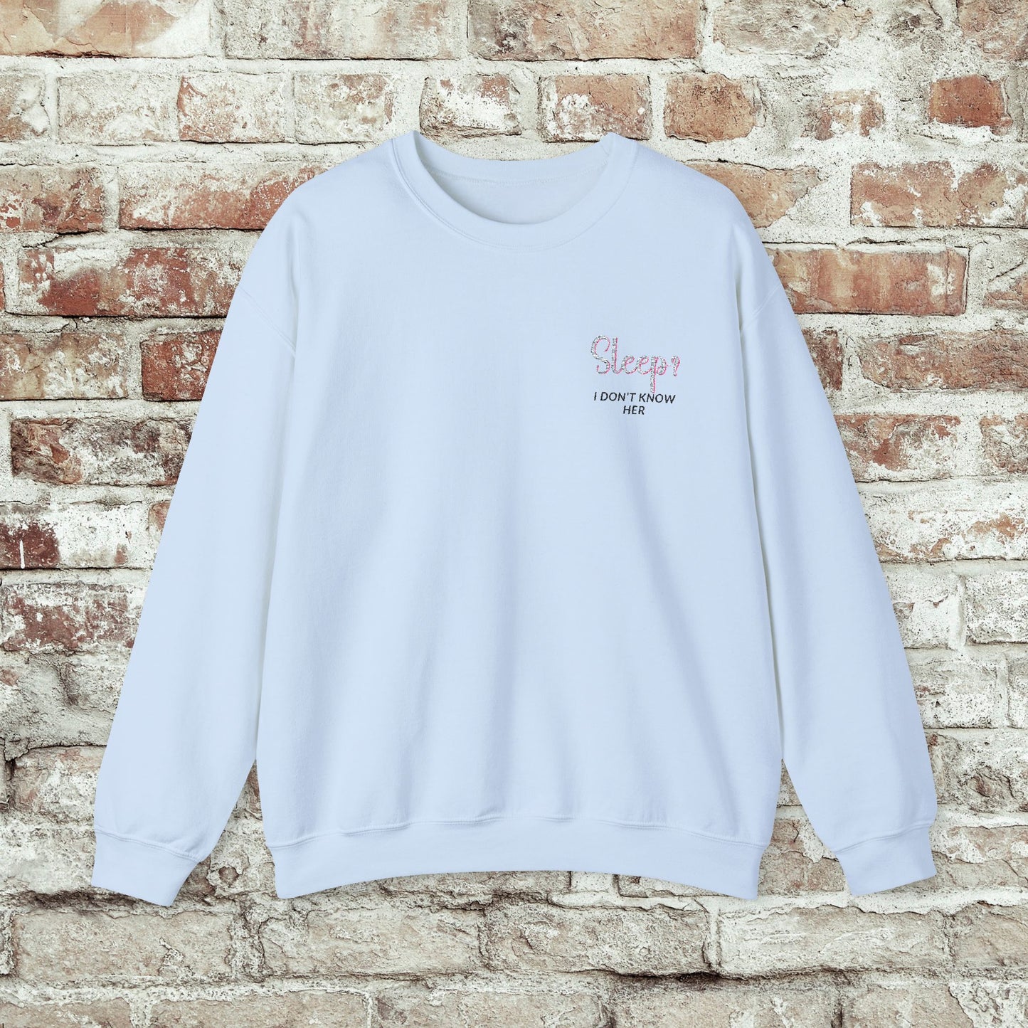 Embroidered Funny Tired Mom Sweatshirt