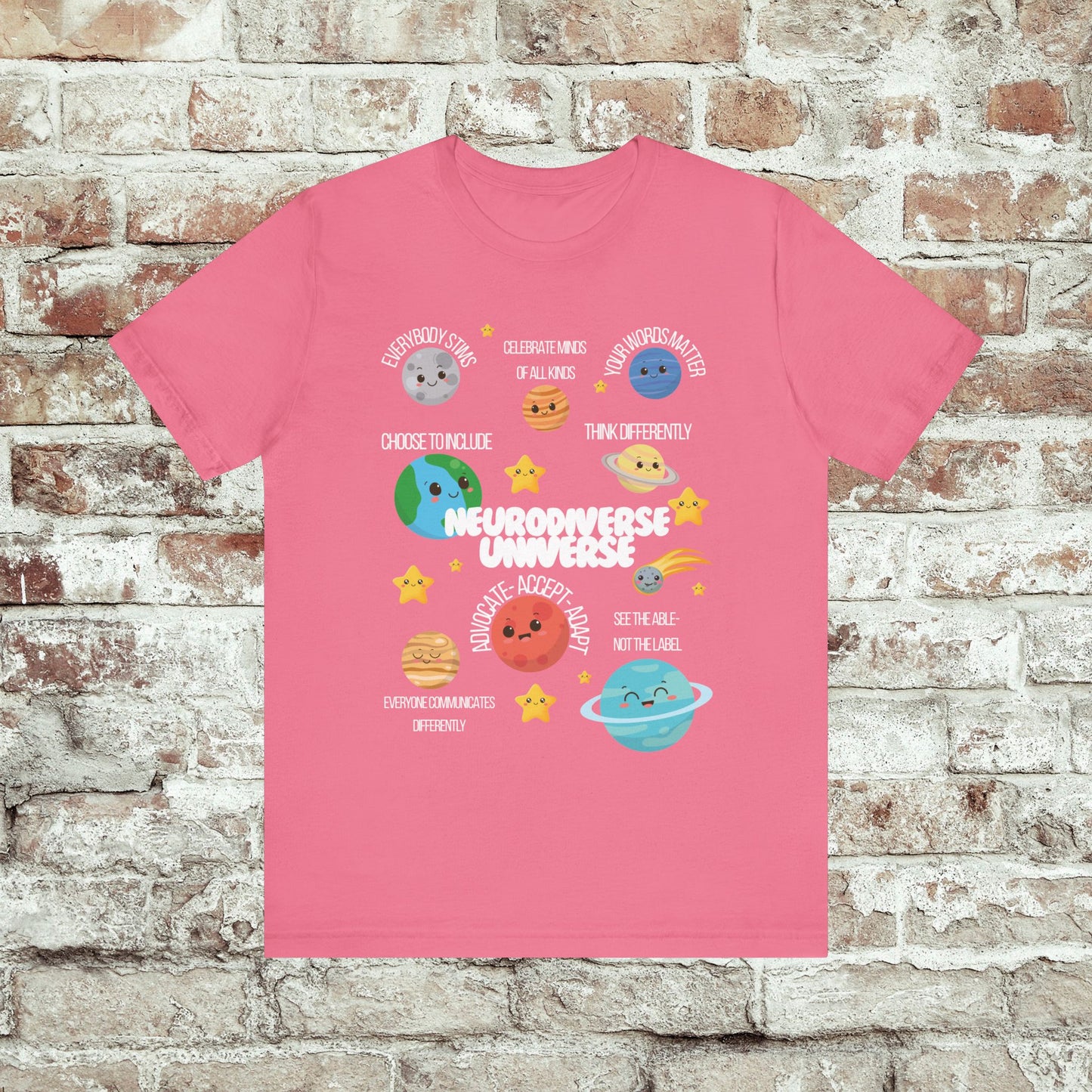 Neurodiverse Universe Shirt | Autism Acceptance Shirt | Mental Health Awareness | Choose to Include Tee