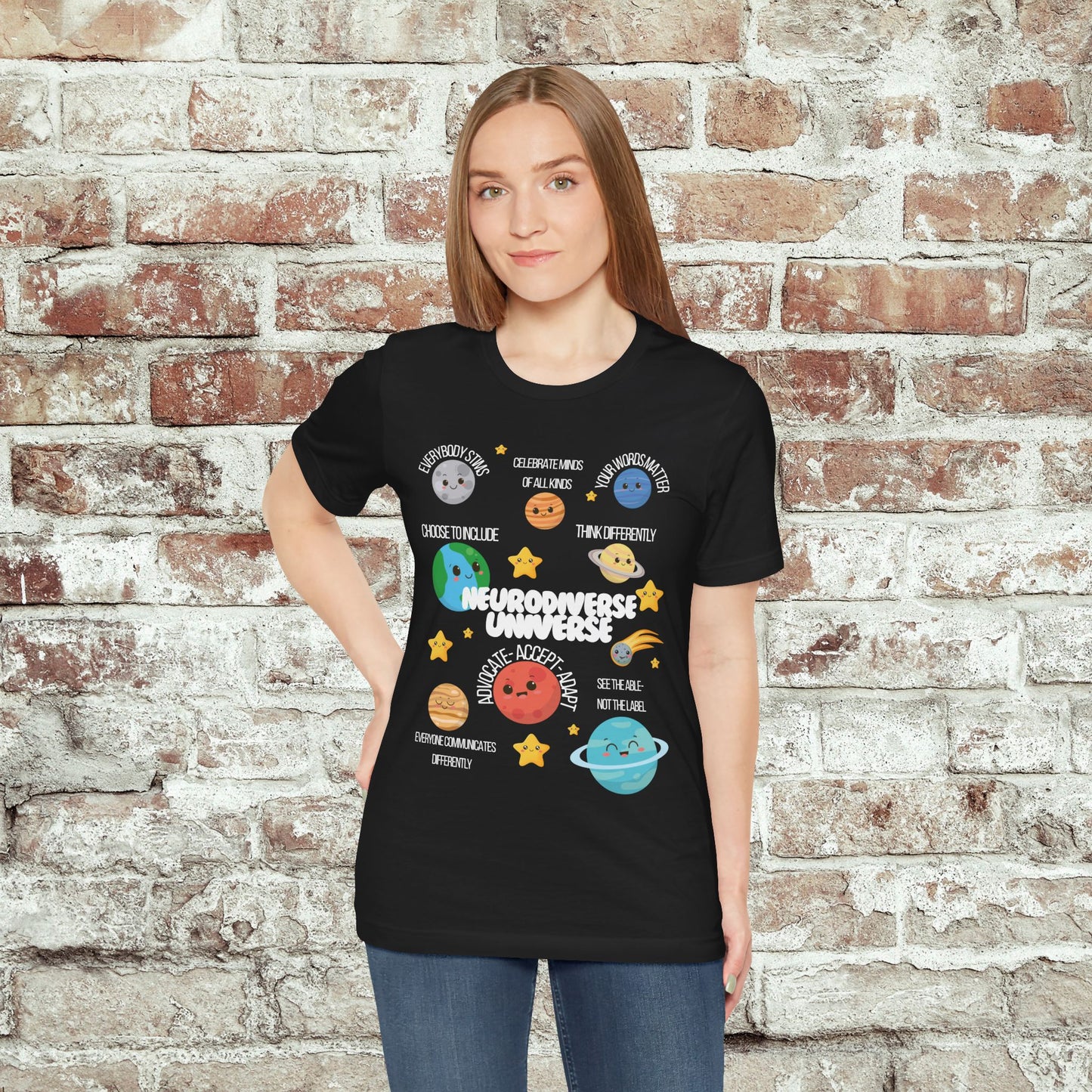 Neurodiverse Universe Shirt | Autism Acceptance Shirt | Mental Health Awareness | Choose to Include Tee