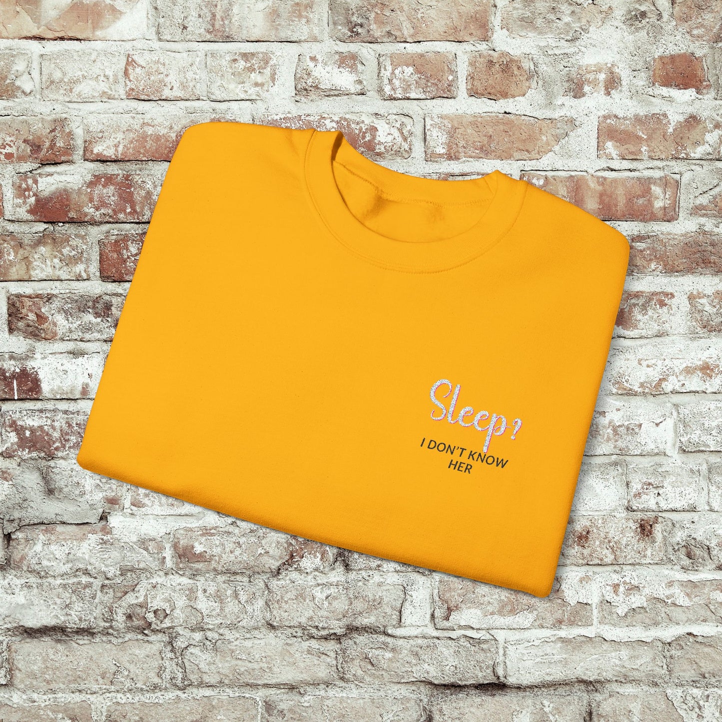 Embroidered Funny Tired Mom Sweatshirt