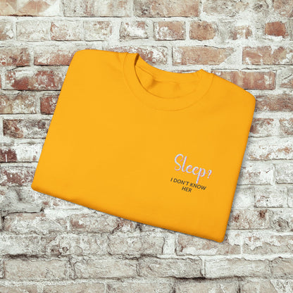 Embroidered Funny Tired Mom Sweatshirt