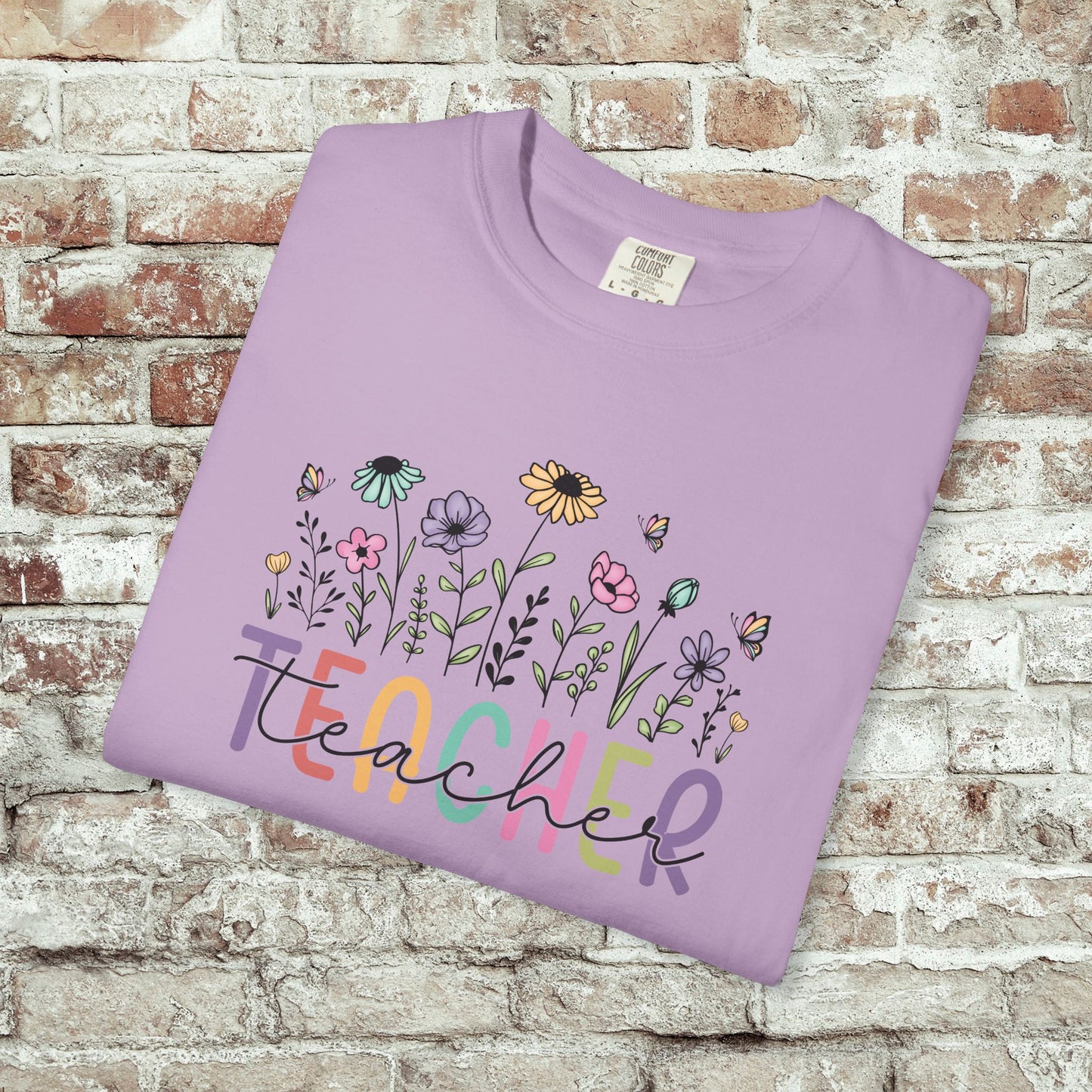 Wildflower Teacher Comfort Colors T-Shirt