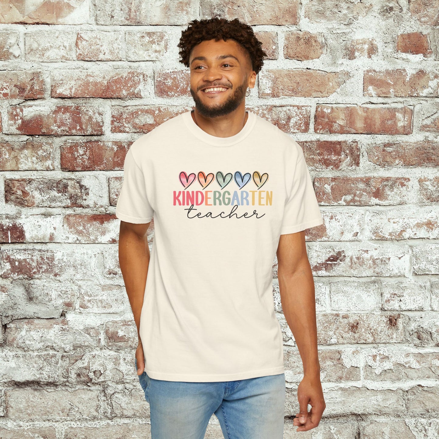 Kindergarten Teacher Comfort Colors Unisex Shirt