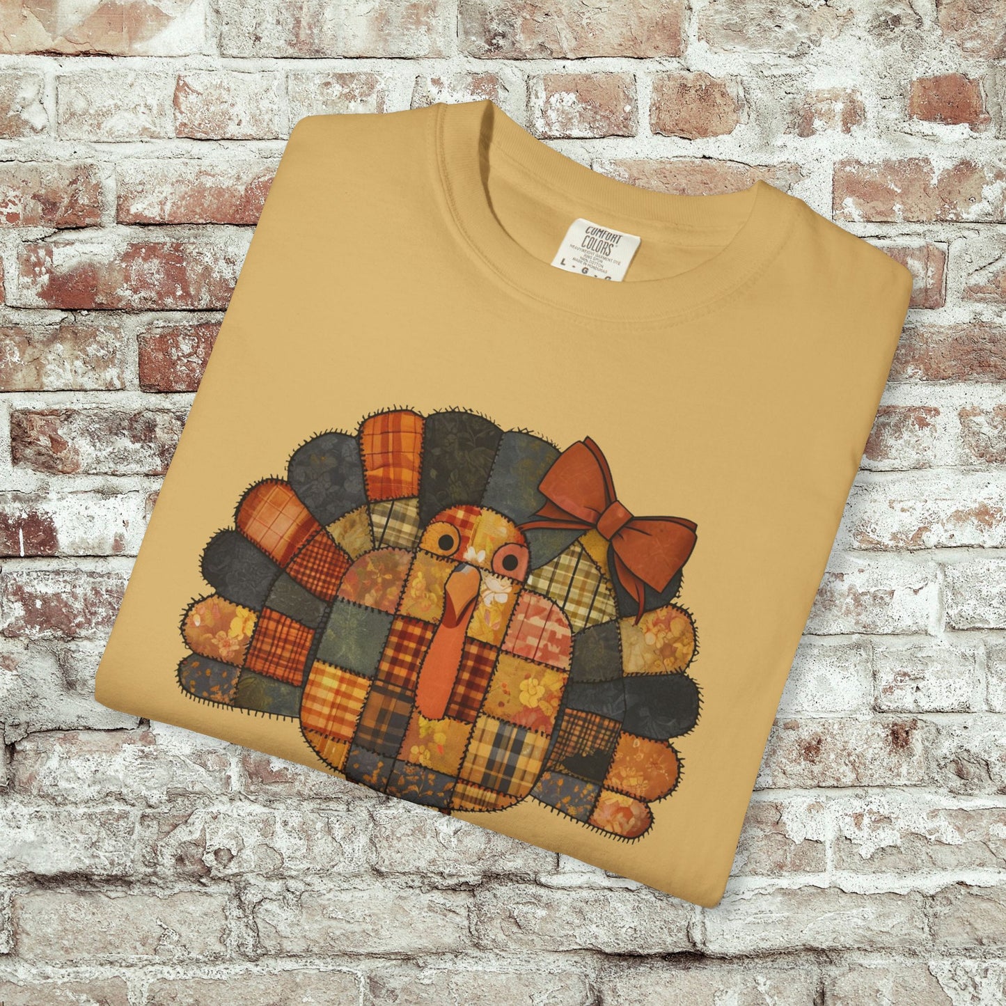 Thanksgiving Turkey Patchwork Unisex T-shirt