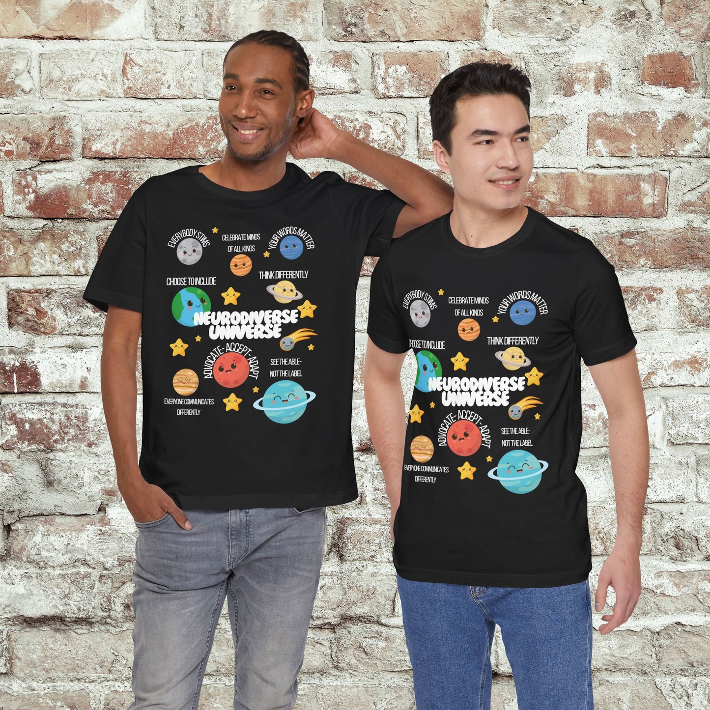 Neurodiverse Universe Shirt | Autism Acceptance Shirt | Mental Health Awareness | Choose to Include Tee