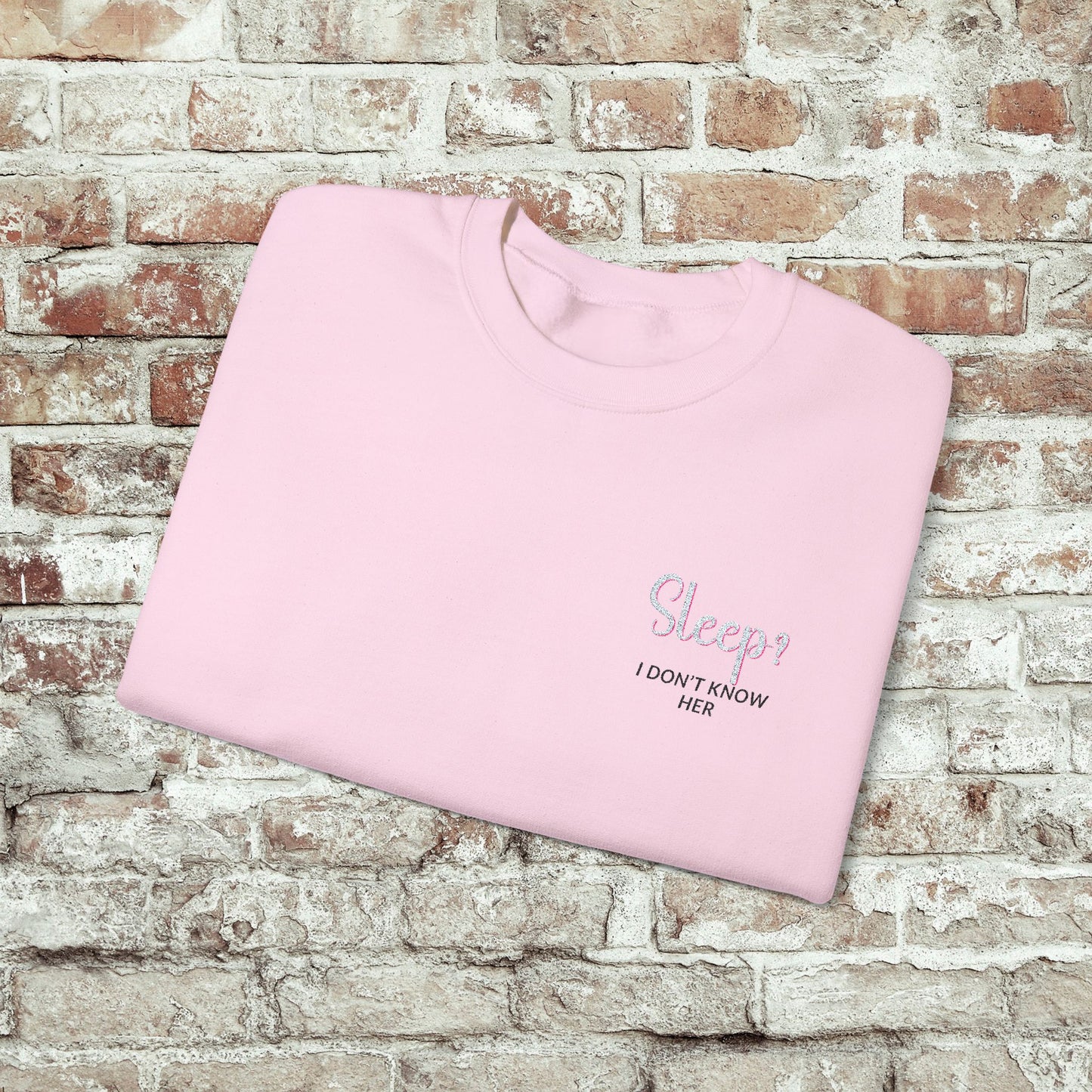 Embroidered Funny Tired Mom Sweatshirt