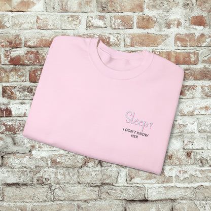 Embroidered Funny Tired Mom Sweatshirt