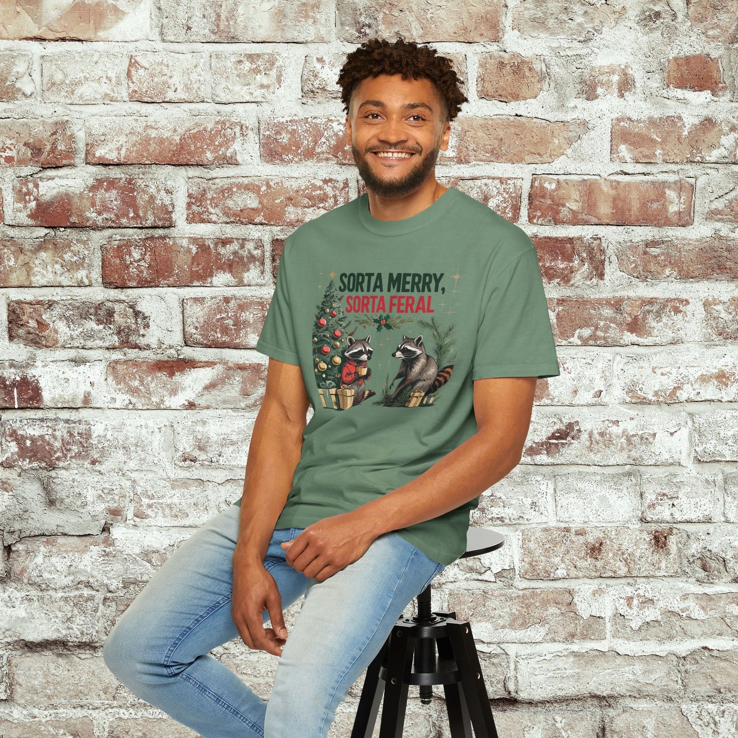 Sorta Merry, Sorta Feral Unisex T-Shirt