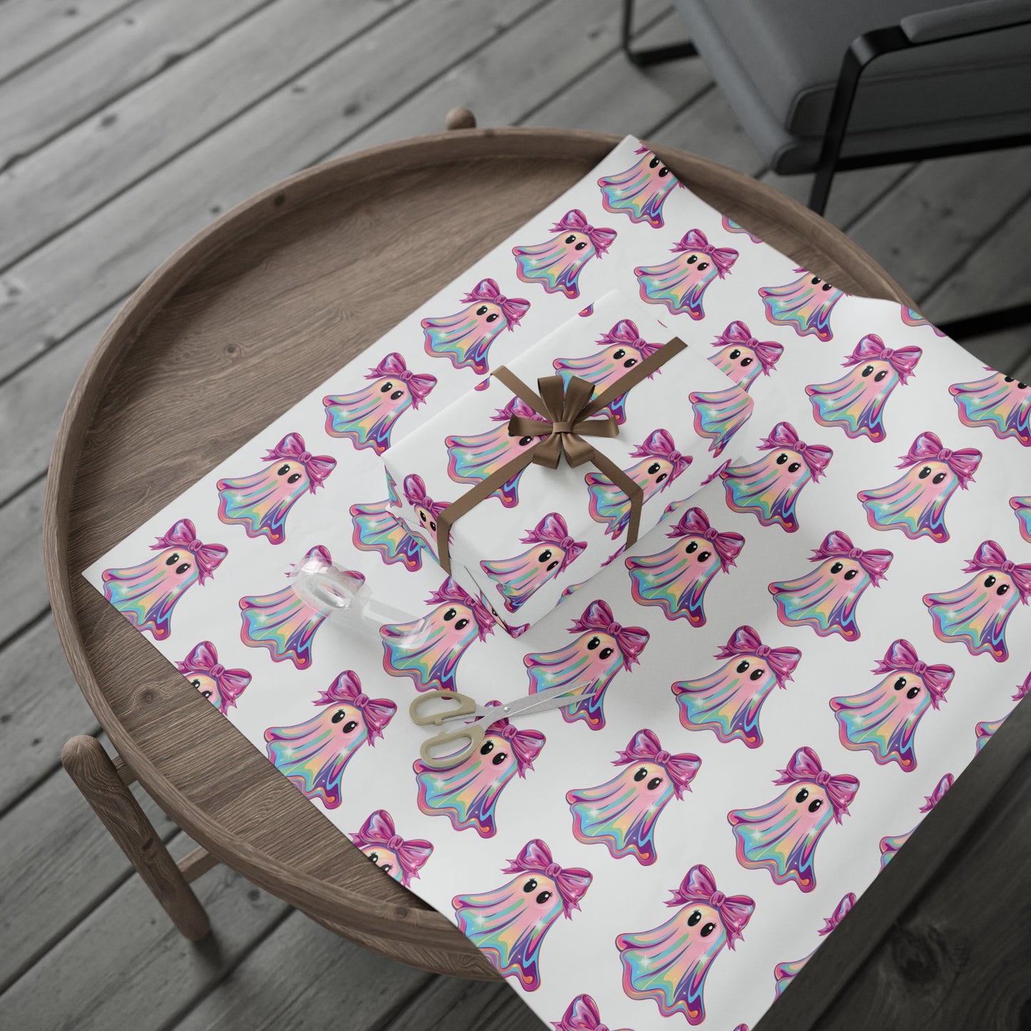Iridescent Ghost Wrapping Paper